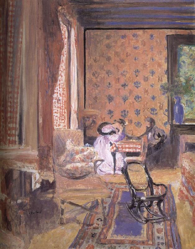 Edouard Vuillard Draughts game oil painting image